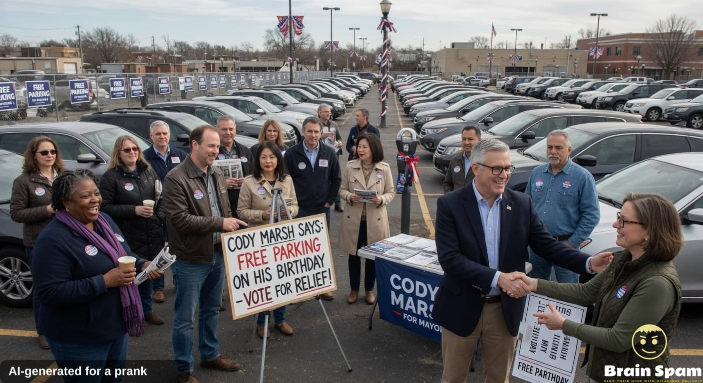 Candidate Centers Entire Bid On One Day Of Free Parking